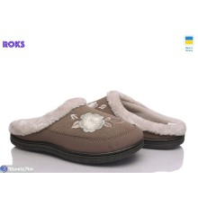 Тапки жіночі на весну/осінь (8 пар р.37-41) коричневий  "Roks"