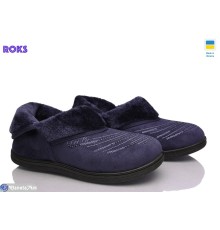 Тапки жіночі на зиму (8 пар р.37-41) синій  "Roks"