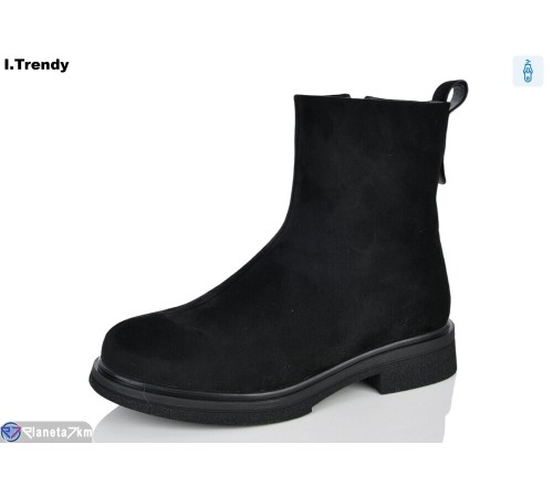 Черевики жіночі на зиму (6 пар р.36-41) чорний  "Trendy"