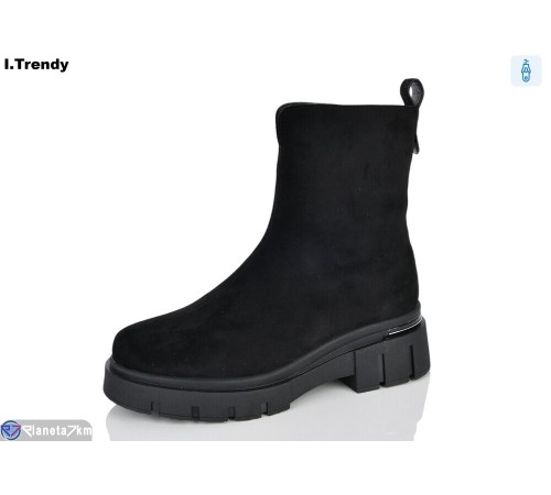 Черевики жіночі на зиму (6 пар р.36-41) чорний  "Trendy"