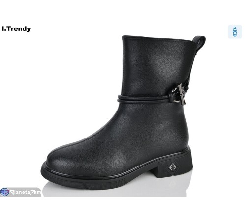Черевики жіночі на зиму (6 пар р.36-41) чорний  "Trendy"