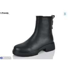 Черевики жіночі на зиму (6 пар р.36-41) чорний  "Trendy"