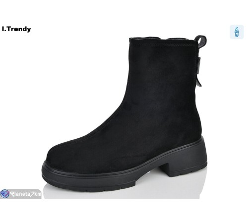 Черевики жіночі на зиму (6 пар р.36-41) чорний  "Trendy"
