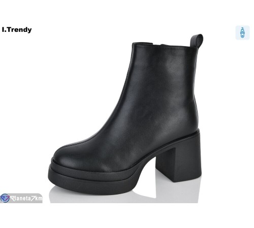 Черевики жіночі на зиму (6 пар р.36-41) чорний  "Trendy"