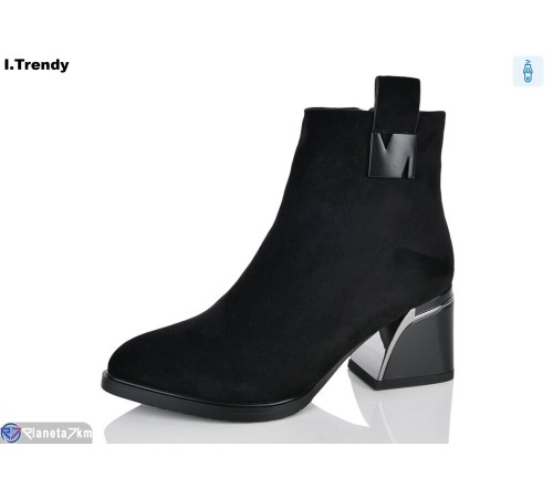 Черевики жіночі на зиму (6 пар р.36-41) чорний  "Trendy"