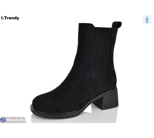 Черевики жіночі на зиму (6 пар р.36-41) чорний  "Trendy"