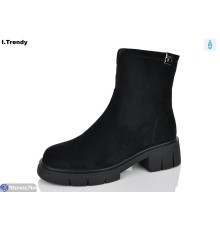 Черевики жіночі на зиму (6 пар р.36-41) чорний  "Trendy"