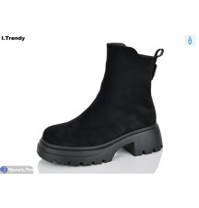 Черевики жіночі на зиму (6 пар р.36-41) чорний  "Trendy"