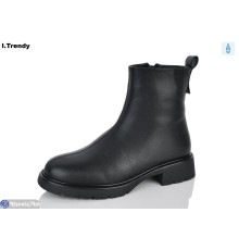 Черевики жіночі на зиму (6 пар р.36-41) чорний  "Trendy"