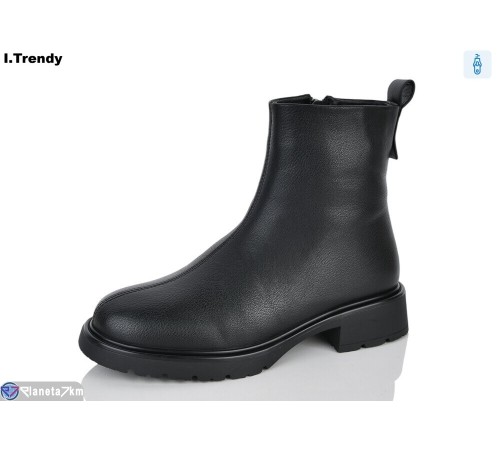 Черевики жіночі на зиму (6 пар р.36-41) чорний  "Trendy"