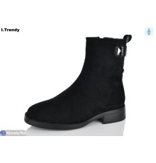 Черевики жіночі на зиму (6 пар р.36-41) чорний  "Trendy"