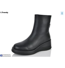 Черевики жіночі на зиму (6 пар р.36-41) чорний  "Trendy"