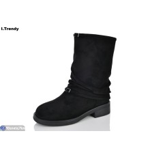 Черевики жіночі на зиму (6 пар р.36-41) чорний  "Trendy"