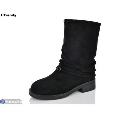 Черевики жіночі на зиму (6 пар р.36-41) чорний  "Trendy"