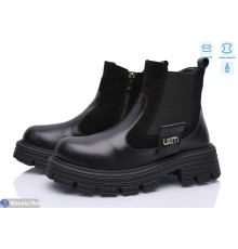 Черевики жіночі на зиму (6 пар р.37-40) чорний  "Linda"