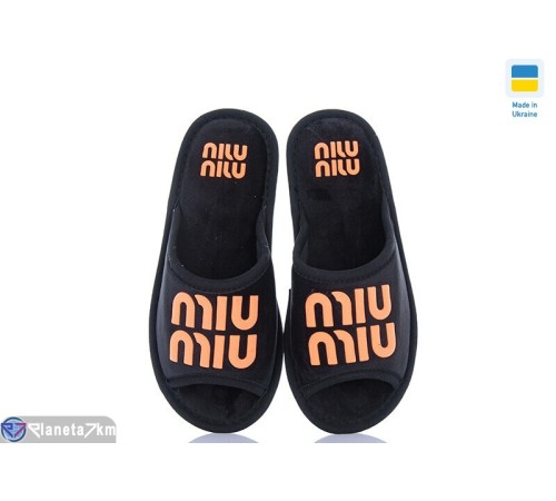 Тапки жіночі на весну/осінь (8 пар р.36-41) чорний  "MURMUR"