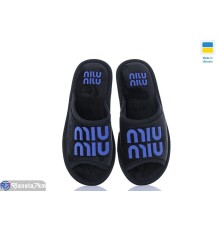 Тапки жіночі на весну/осінь (8 пар р.36-41) чорний  "MURMUR"