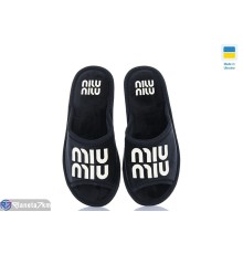 Тапки жіночі на весну/осінь (8 пар р.36-41) чорний  "MURMUR"
