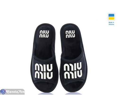 Тапки жіночі на весну/осінь (8 пар р.36-41) чорний  "MURMUR"