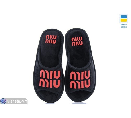 Тапки жіночі на весну/осінь (8 пар р.36-41) чорний  "MURMUR"