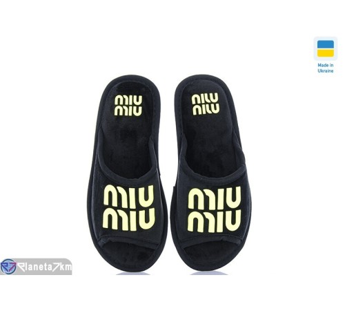 Тапки жіночі на весну/осінь (8 пар р.36-41) чорний  "MURMUR"