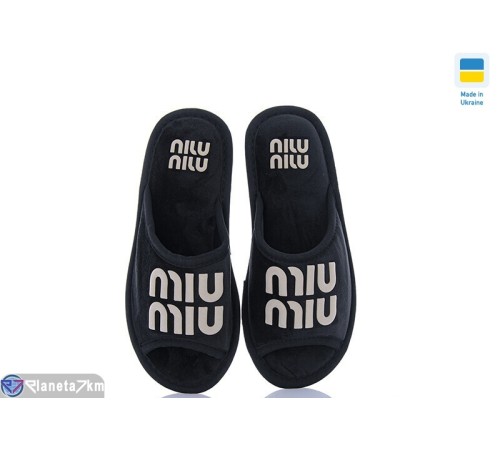 Тапки жіночі на весну/осінь (8 пар р.36-41) чорний  "MURMUR"