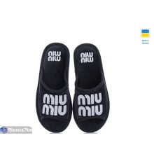 Тапки жіночі на весну/осінь (8 пар р.36-41) чорний  "MURMUR"