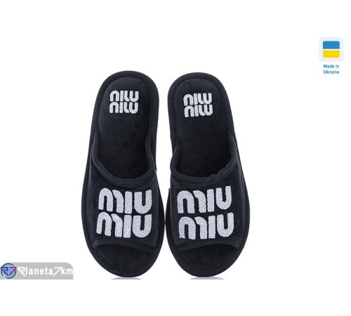 Тапки жіночі на весну/осінь (8 пар р.36-41) чорний  "MURMUR"
