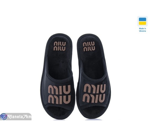 Тапки жіночі на весну/осінь (8 пар р.36-41) чорний  "MURMUR"