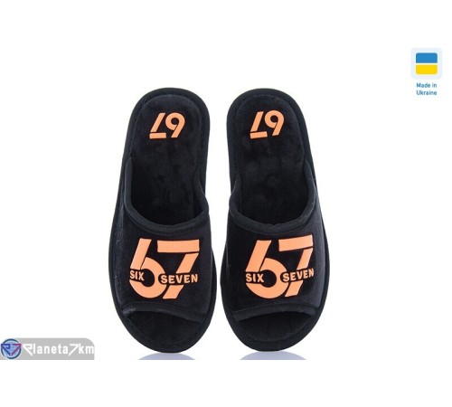 Тапки жіночі на весну/осінь (8 пар р.36-41) чорний  "MURMUR"