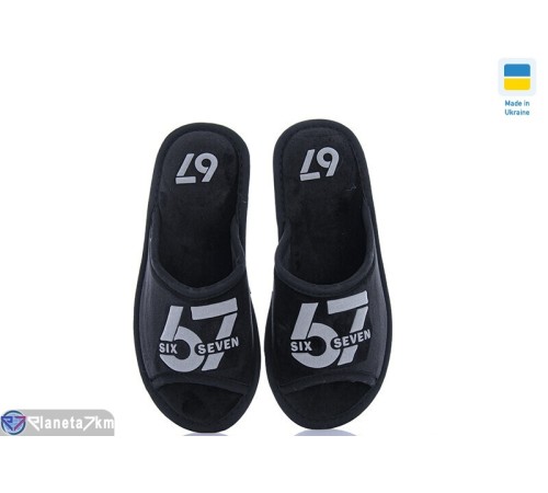 Тапки жіночі на весну/осінь (8 пар р.36-41) чорний  "MURMUR"