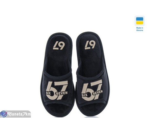 Тапки жіночі на весну/осінь (8 пар р.36-41) чорний  "MURMUR"