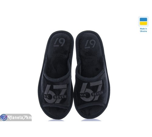 Тапки жіночі на весну/осінь (8 пар р.36-41) чорний  "MURMUR"