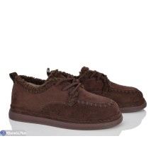 Туфлі жіночі на зиму (8 пар р.36-41) коричневий  "LOREDANA"