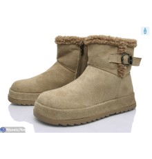 Черевики жіночі на зиму (8 пар р.36-41) коричневий  "LOREDANA"