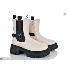 Черевики дитячі на зиму (8 пар р.33-38) бежевий  "Laifakids"