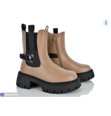 Черевики дитячі на зиму (8 пар р.33-38) коричневий  "Laifakids"