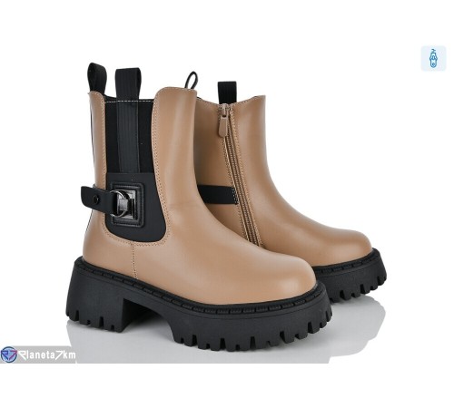 Черевики дитячі на зиму (8 пар р.33-38) коричневий  "Laifakids"