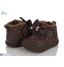 Черевики дитячі на зиму (8 пар р.18-23) коричневий  "BBT"