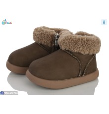 Черевики дитячі на зиму (8 пар р.21-26) коричневий  "BBT"