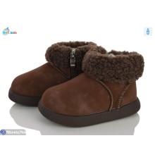 Черевики дитячі на зиму (8 пар р.21-26) коричневий  "BBT"
