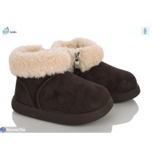 Черевики дитячі на зиму (8 пар р.21-26) коричневий  "BBT"
