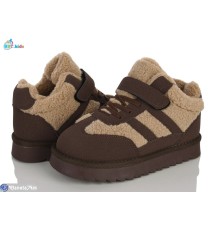 Дитячі кросівки на зиму (8 пар р.32-37) коричневий  "BBT"