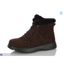 Черевики жіночі на зиму (8 пар р.37-42) коричневий  "Asito"