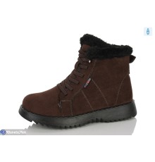 Черевики жіночі на зиму (8 пар р.37-42) коричневий  "Asito"