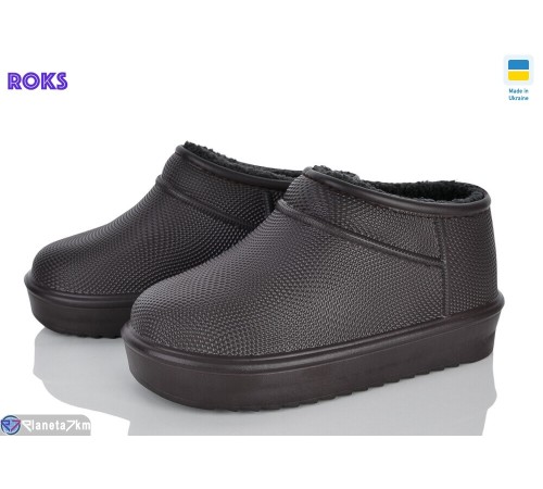 Калоші жіночі на зиму (8 пар р.37-40) коричневий  "Roks"