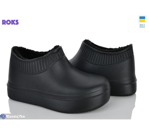 Калоші жіночі на зиму (8 пар р.37-40) чорний  "Roks"