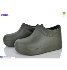 Калоші чоловічі на зиму (8 пар р.40-45) зелений  "Roks"