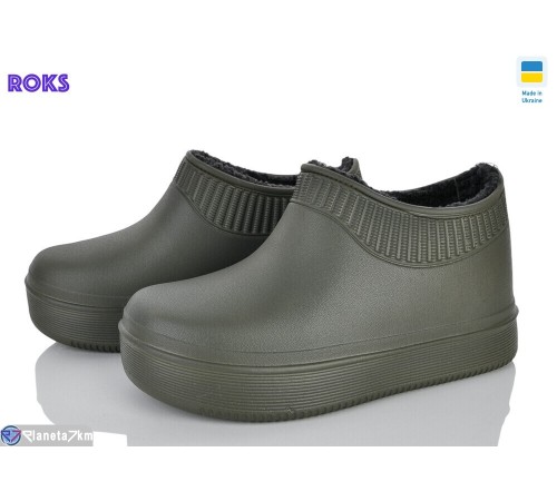 Калоші чоловічі на зиму (8 пар р.40-45) зелений  "Roks"