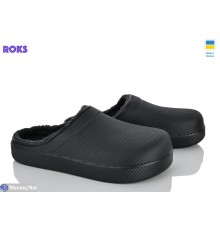 Чоловічі сабо на зиму (8 пар р.41-44) чорний  "Roks"